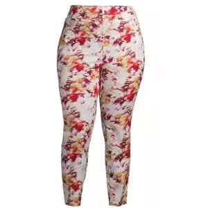 Terra & Sky Women's 3X (24W-26W) Printed Jeggings (R)